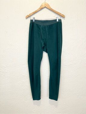 VTG Patagonia Capilene Pants Base Layer Fleece Thermal USA Green Medium M